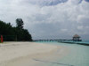 spiaggia nord-beachvolley e pontile isole maldive fotografie video informazioni notizie consigli di viaggio maldive gangehi resort atollo di ari nord gennaio 2008 by Dani e Alssio (utente forum maldive alssio)