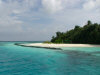 spiaggia nord-beachvolley e pontile isole maldive fotografie video informazioni notizie consigli di viaggio maldive gangehi resort atollo di ari nord gennaio 2008 by Dani e Alssio (utente forum maldive alssio)